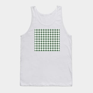 Northeastern farmer pattern small green Tank Top